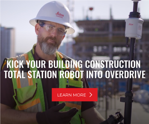 Kick your building construction total station robot into overdrive