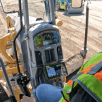 In cab machine control display