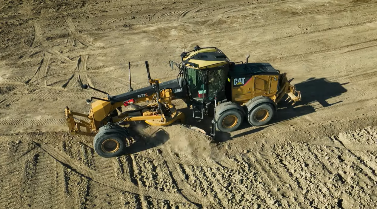 Motor grader machine control technology